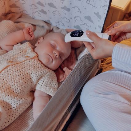 Lionelo - Infrasarkanais bezkontakta termometrs FEVERSCAN 2xAAA