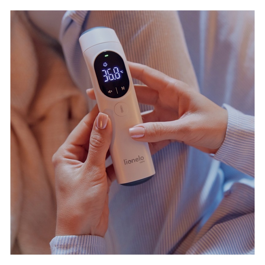 Lionelo - Infrasarkanais bezkontakta termometrs FEVERSCAN 2xAAA