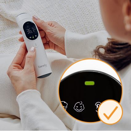Lionelo - Infrasarkanais bezkontakta termometrs FEVERSCAN 2xAAA