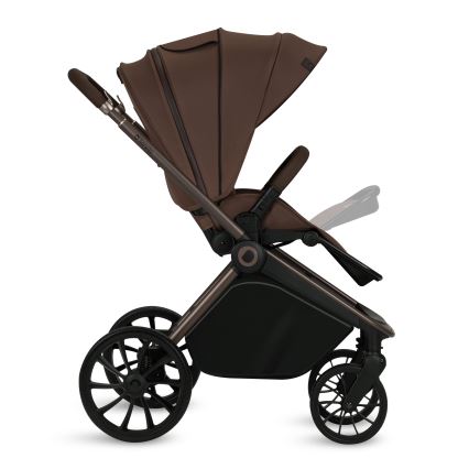 Lionelo - Kombinētais ratiņš 3 vienā MIKA PLUS Mocha Mousse