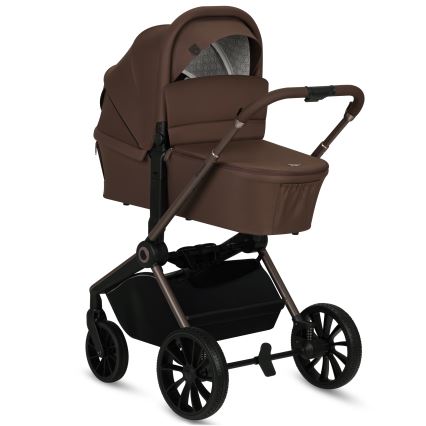 Lionelo - Kombinētais ratiņš 3 vienā MIKA PLUS Mocha Mousse