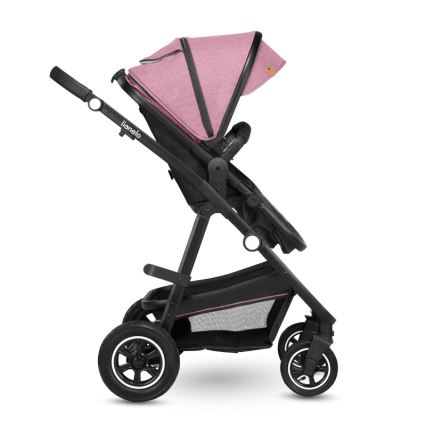 Lionelo - Kombinētie 2-in-1 rati AMBER Pink Rose