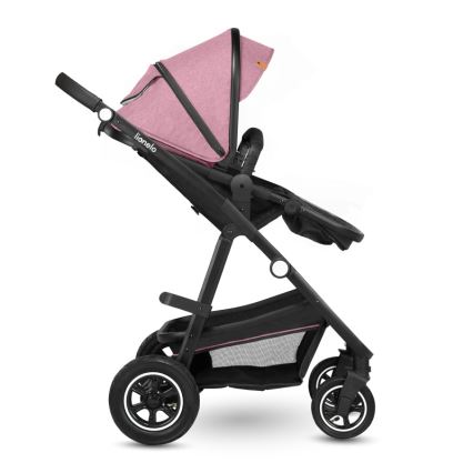 Lionelo - Kombinētie 2-in-1 rati AMBER Pink Rose