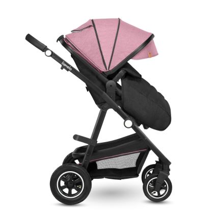 Lionelo - Kombinētie 2-in-1 rati AMBER Pink Rose