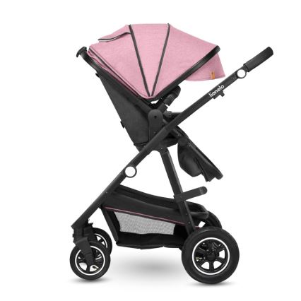 Lionelo - Kombinētie 2-in-1 rati AMBER Pink Rose