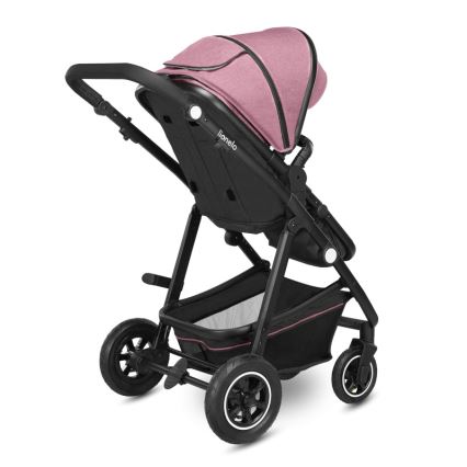 Lionelo - Kombinētie 2-in-1 rati AMBER Pink Rose