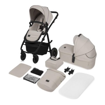 Lionelo - Kombinētie 2-in-1 ratiņi AMBER PLUS Beige Sand