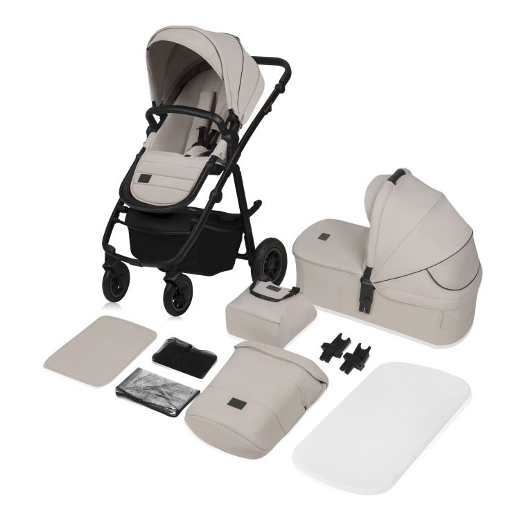 Lionelo - Kombinētie 2-in-1 ratiņi AMBER PLUS Beige Sand