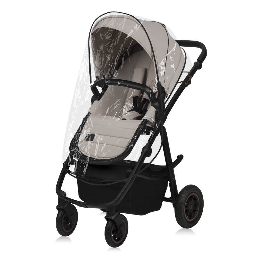 Lionelo - Kombinētie 2-in-1 ratiņi AMBER PLUS Beige Sand
