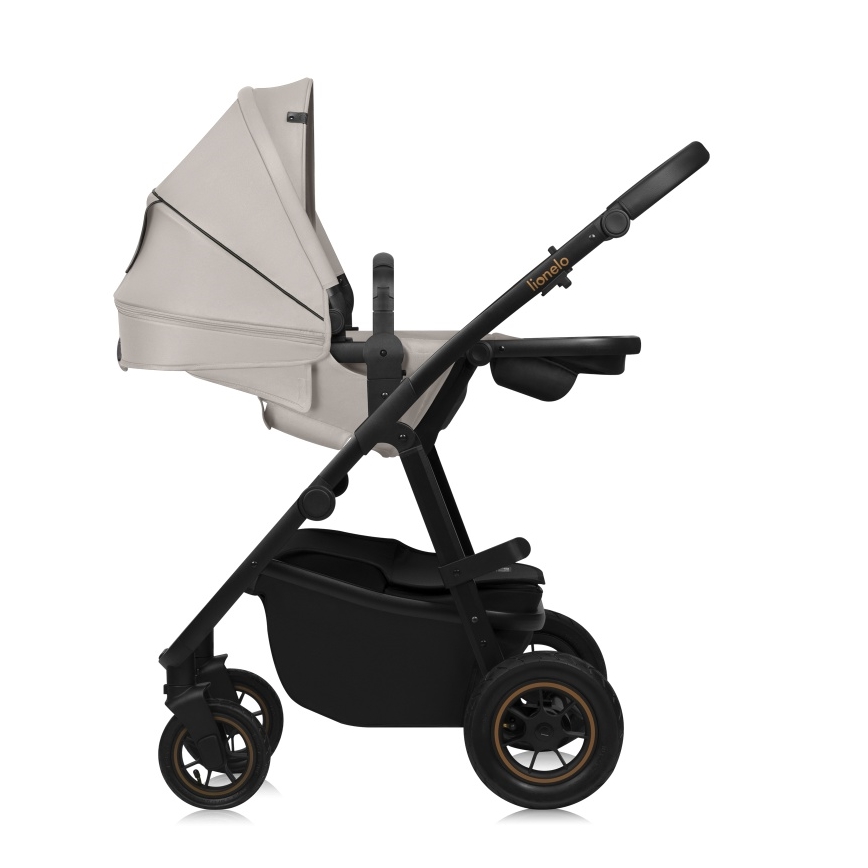 Lionelo - Kombinētie 2-in-1 ratiņi AMBER PLUS Beige Sand
