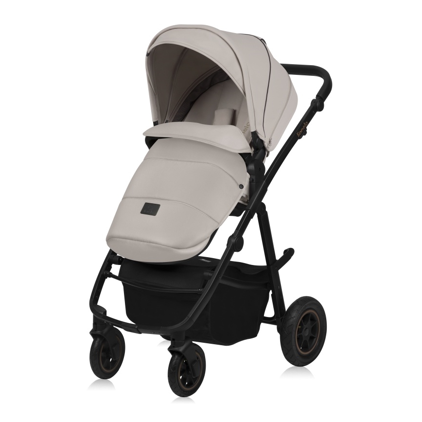 Lionelo - Kombinētie 2-in-1 ratiņi AMBER PLUS Beige Sand