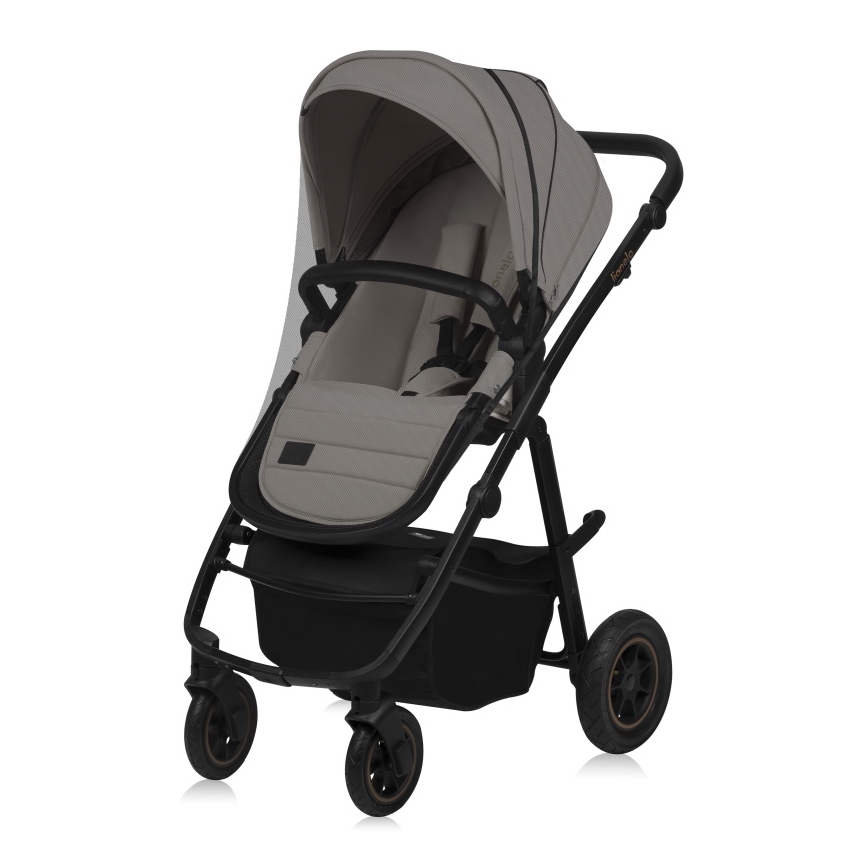 Lionelo - Kombinētie 2-in-1 ratiņi AMBER PLUS Beige Sand