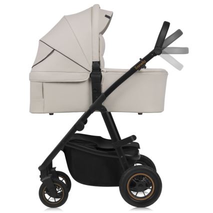 Lionelo - Kombinētie 2-in-1 ratiņi AMBER PLUS Beige Sand