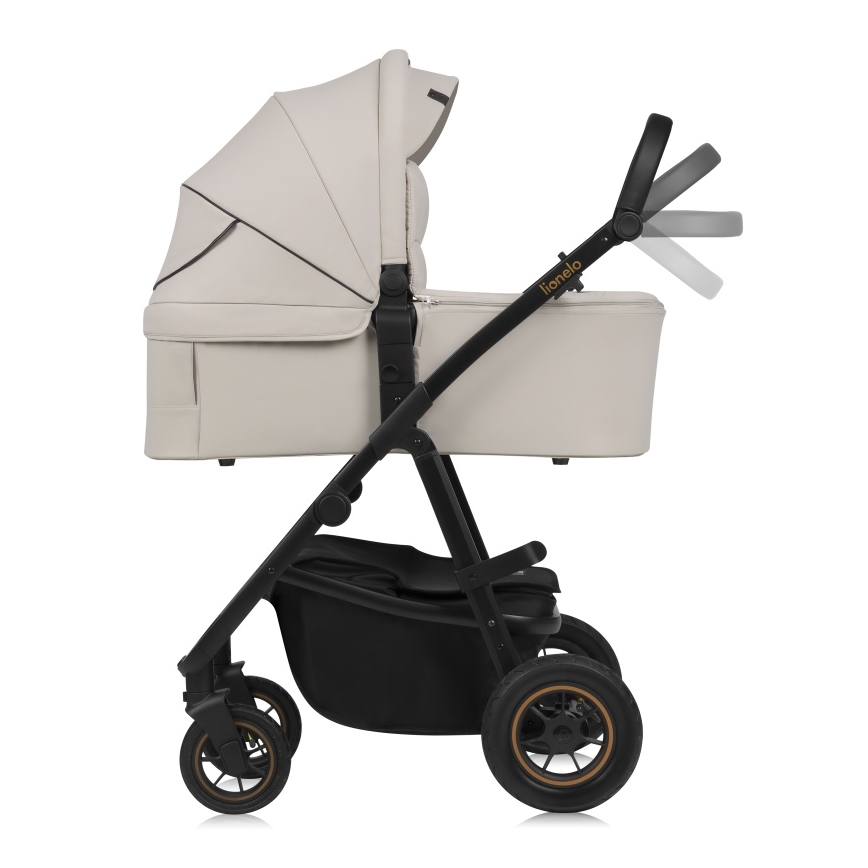 Lionelo - Kombinētie 2-in-1 ratiņi AMBER PLUS Beige Sand