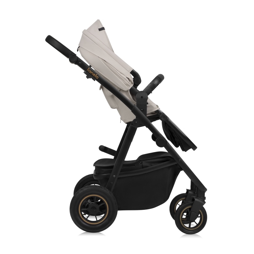 Lionelo - Kombinētie 2-in-1 ratiņi AMBER PLUS Beige Sand