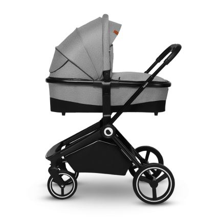 Lionelo - Kombinētie 2-in-1 ratiņi MIKA Grey Stone