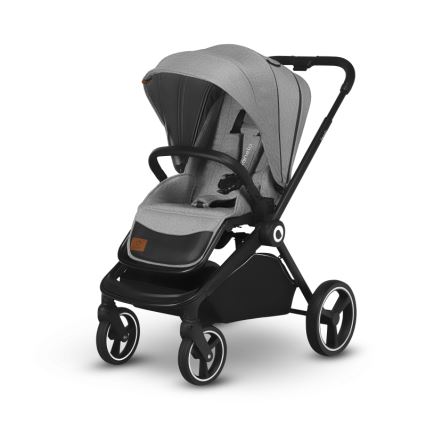 Lionelo - Kombinētie 2-in-1 ratiņi MIKA Grey Stone