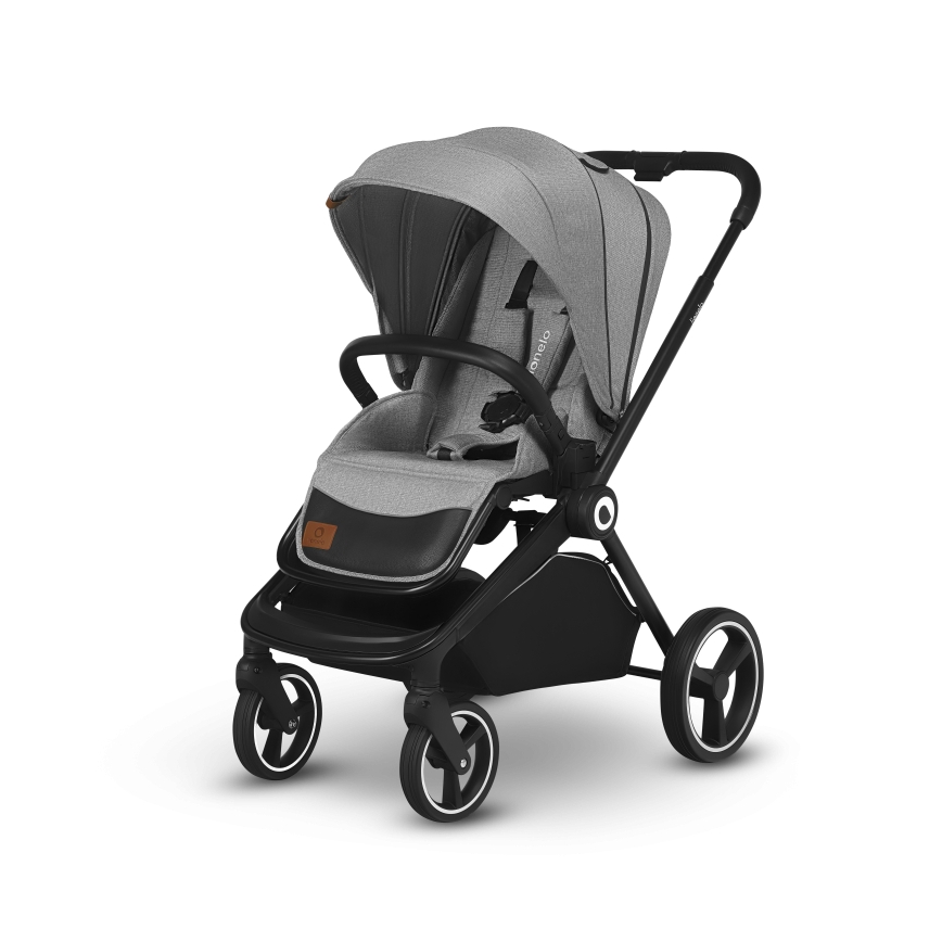 Lionelo - Kombinētie 2-in-1 ratiņi MIKA Grey Stone