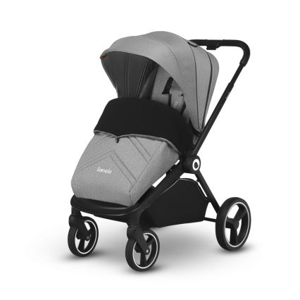 Lionelo - Kombinētie 2-in-1 ratiņi MIKA Grey Stone