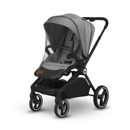 Lionelo - Kombinētie 2-in-1 ratiņi MIKA Grey Stone