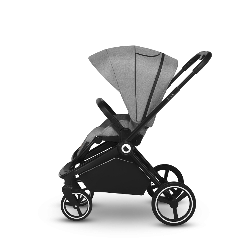 Lionelo - Kombinētie 2-in-1 ratiņi MIKA Grey Stone
