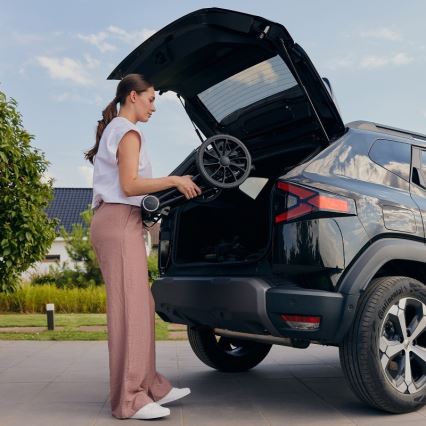 Lionelo - Kombinētie 2-in-1 ratiņi MIKA PLUS Brown Rust