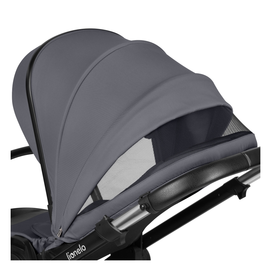 Lionelo - Kombinētie 3‑1 bērnu rati LAYLA Grey Stone