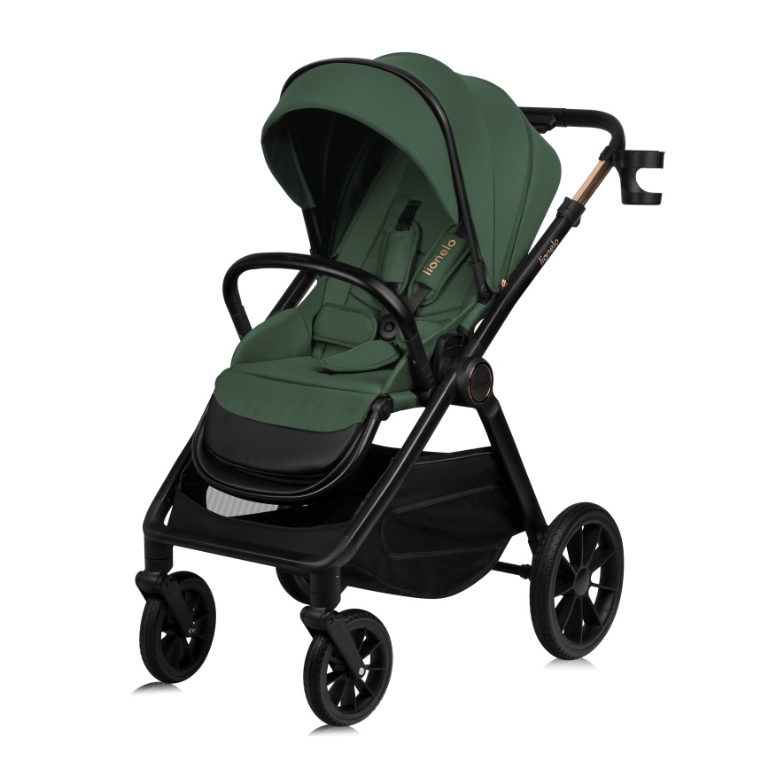 Lionelo - Kombinētie bērnu rati 2-in-1 LAYLA Green Forest