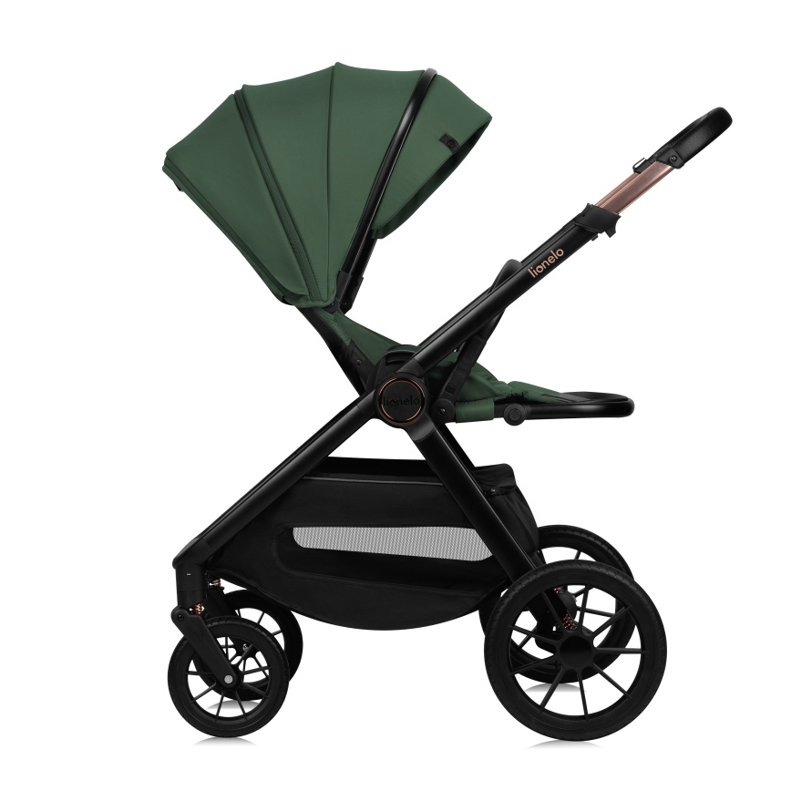 Lionelo - Kombinētie bērnu rati 2-in-1 LAYLA Green Forest