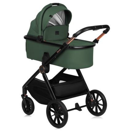 Lionelo - Kombinētie bērnu rati 2-in-1 LAYLA Green Forest