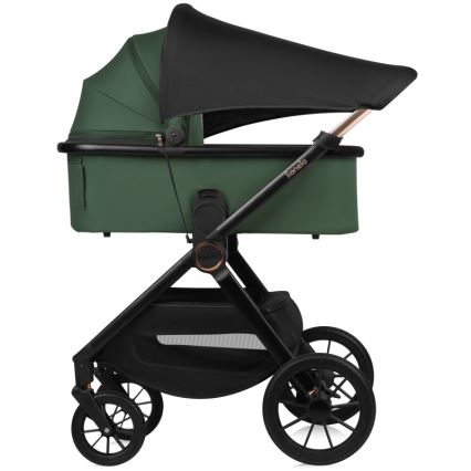 Lionelo - Kombinētie bērnu rati 2-in-1 LAYLA Green Forest
