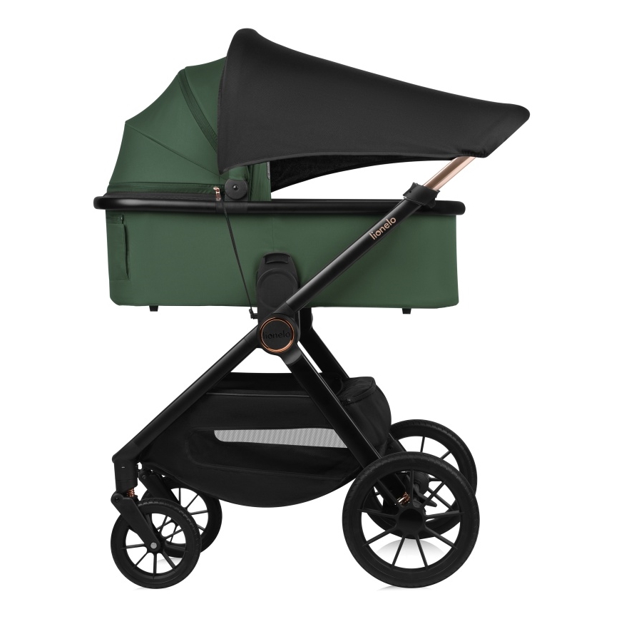 Lionelo - Kombinētie bērnu rati 2-in-1 LAYLA Green Forest