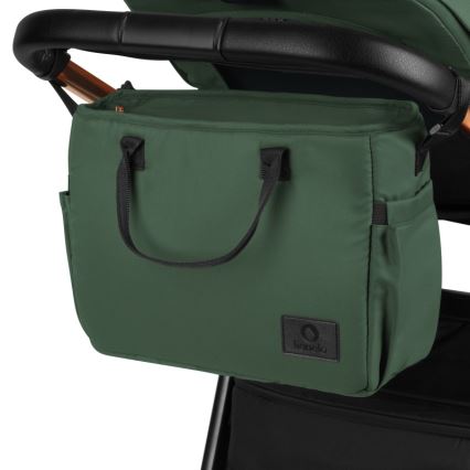 Lionelo - Kombinētie bērnu rati 2-in-1 LAYLA Green Forest