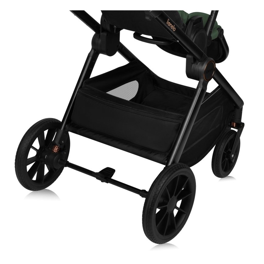 Lionelo - Kombinētie bērnu rati 2-in-1 LAYLA Green Forest
