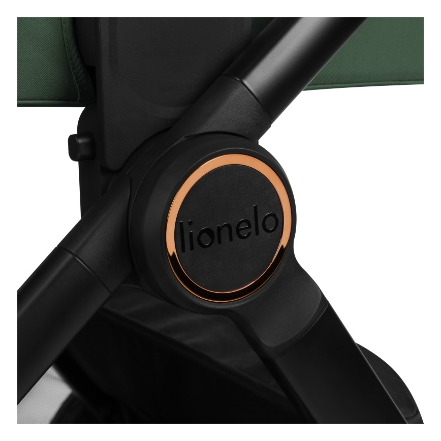 Lionelo - Kombinētie bērnu rati 2-in-1 LAYLA Green Forest
