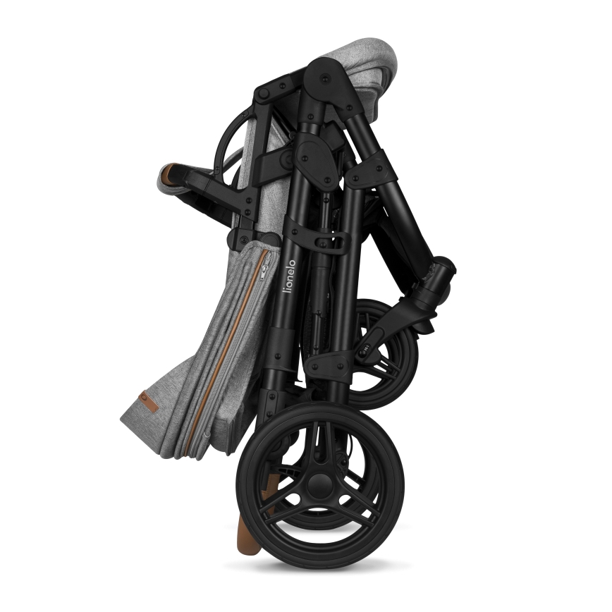 Lionelo - Kombinētie bērnu rati 2 in 1 MARI TOUR Grey Stone