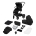 Lionelo - kombinētie rati 2-in-1 MERIL Black Onyx