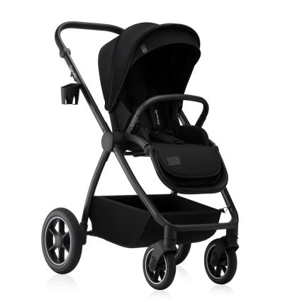 Lionelo - kombinētie rati 2-in-1 MERIL Black Onyx