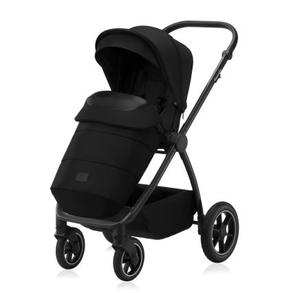 Lionelo - kombinētie rati 2-in-1 MERIL Black Onyx