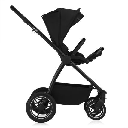 Lionelo - kombinētie rati 2-in-1 MERIL Black Onyx