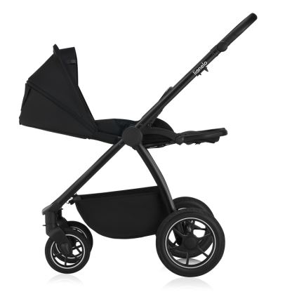 Lionelo - kombinētie rati 2-in-1 MERIL Black Onyx