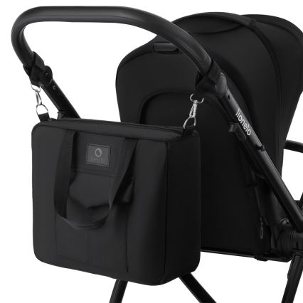 Lionelo - kombinētie rati 2-in-1 MERIL Black Onyx