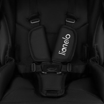 Lionelo - kombinētie rati 2-in-1 MERIL Black Onyx