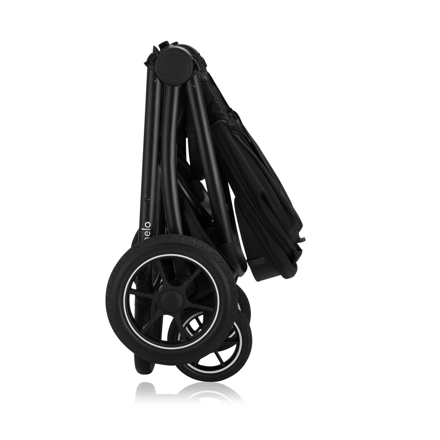 Lionelo - kombinētie rati 2-in-1 MERIL Black Onyx