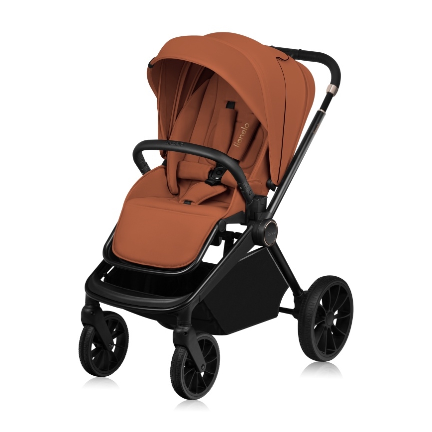 Lionelo - Kombinētie rati 2-in-1 MIKA PLUS Brown Rust