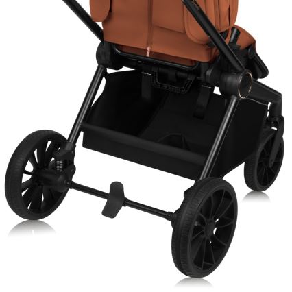 Lionelo - Kombinētie rati 2-in-1 MIKA PLUS Brown Rust