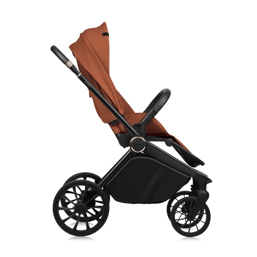 Lionelo - Kombinētie rati 2-in-1 MIKA PLUS Brown Rust