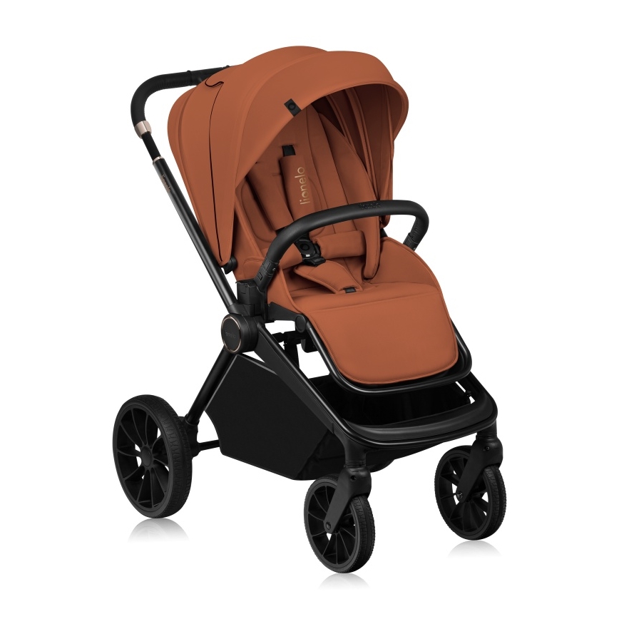 Lionelo - Kombinētie rati 2-in-1 MIKA PLUS Brown Rust