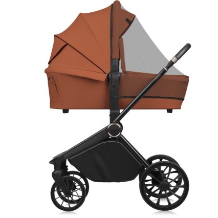 Lionelo - Kombinētie rati 2-in-1 MIKA PLUS Brown Rust