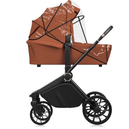 Lionelo - Kombinētie rati 2-in-1 MIKA PLUS Brown Rust